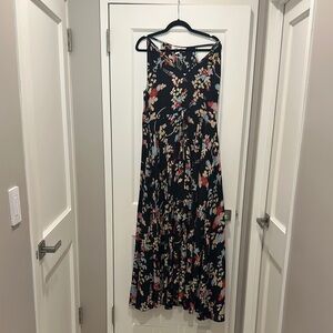 Diane Von Furstenberg Floral Maxi Dress Size 12 NWT